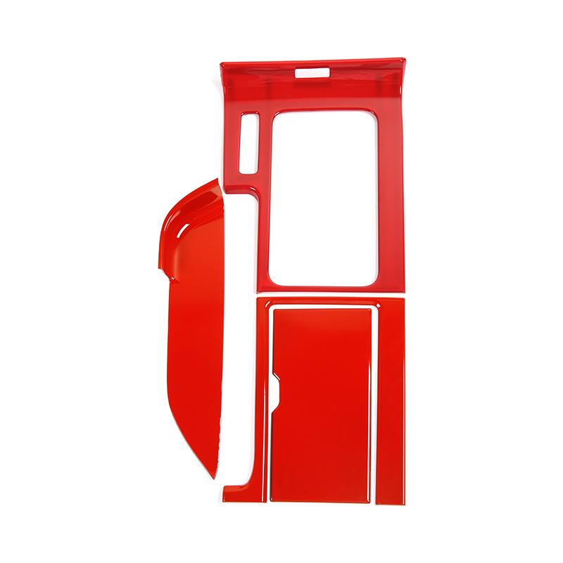 

Автомобильный держатель чашки переключения передач, декоративная панель, наклейки, подходят для Ford Mustang 2010-2014, аксессуары для интерьера из АБС-пластика красный