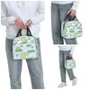 Cute Frog On Lotus Leaves Insulated Lunch Bag for Kids School Cooler Thermal Food Box Tote Portable Lunch Boxes Container
