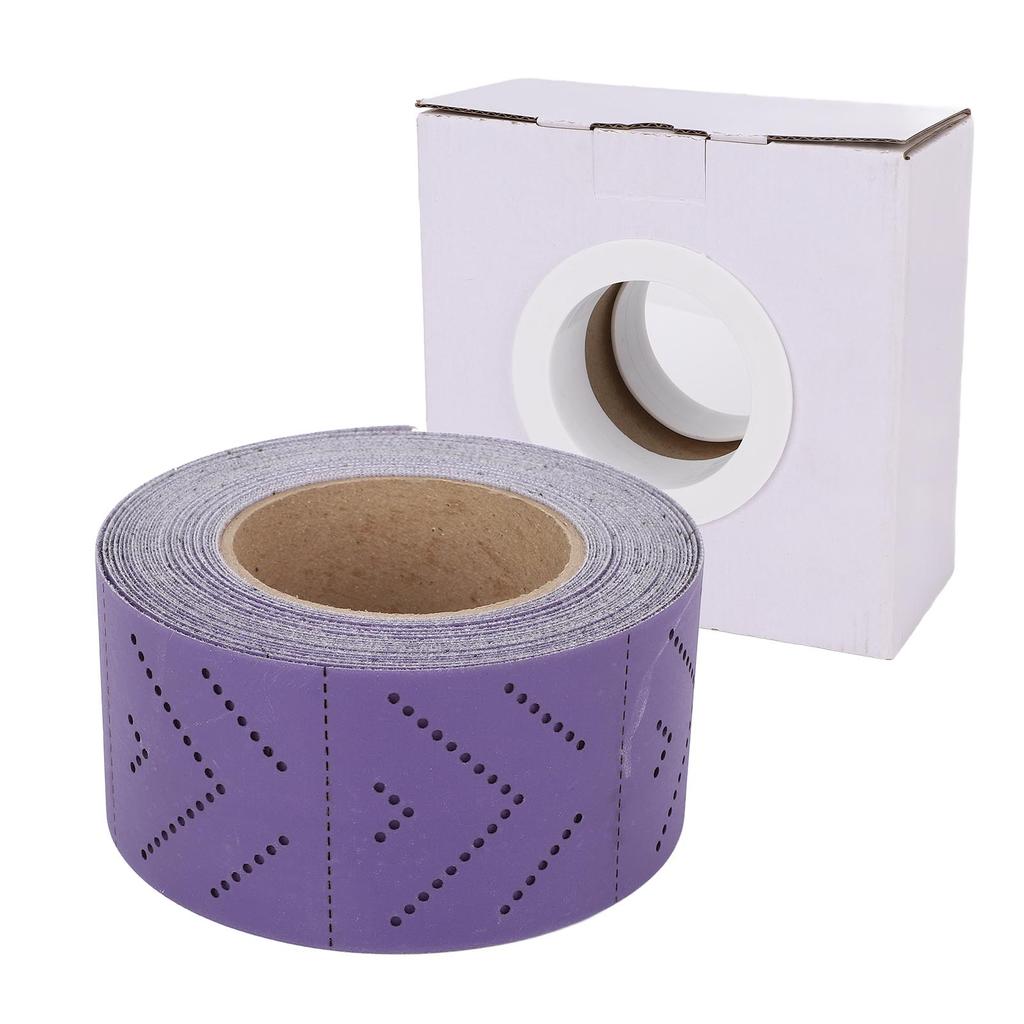 Keramický brusný papír v roli 400 zrnitost Více děr Bezprašné abrazivo 70mmx12m pro opravy karoserií Lak