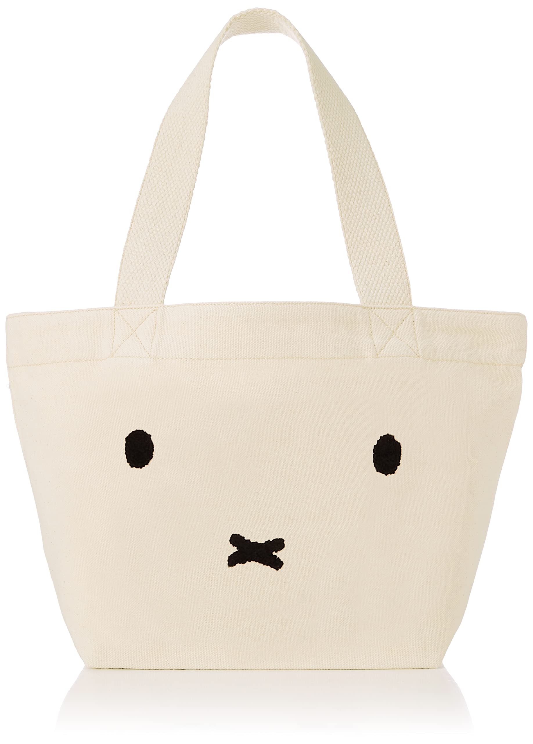

Marimo Craft Miffy Embroidery Series Lunch Tote Sagura Miffy W30 x H35cm Bag, Embroidery, Face, (with gusset), DBM-861