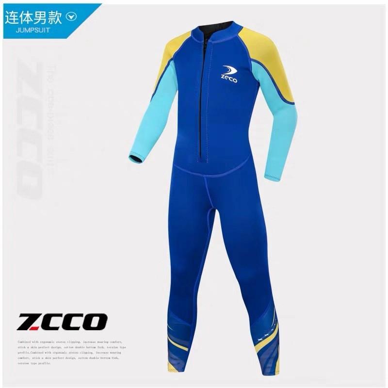 2.5mm Kids Wetsuit Girls Long Sleeve Full Body Dive Suit Warm UV Protection Swimming Surfing Snorkeling