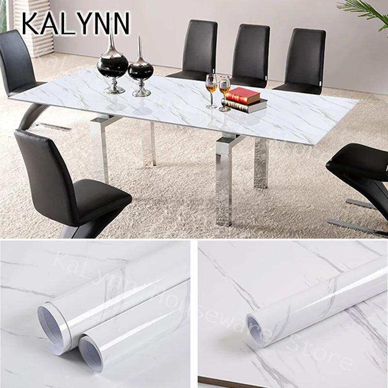 

Виниловые наклейки на стену шириной 55 см, водонепроницаемые, самоклеящиеся обои под мрамор, контактная бумага для кухни, декоративная пленка, домашний декор 600cmx55cm