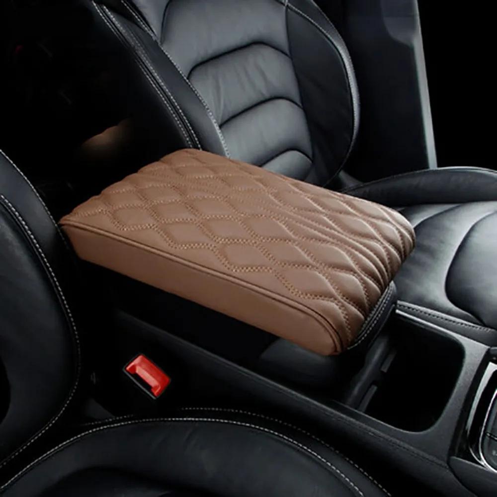 Multi-color Car Central Armrest Pad Auto Center Console Arm Rest Seat Box Mat Cushion Pillow Cover Vehicle Protective Styling