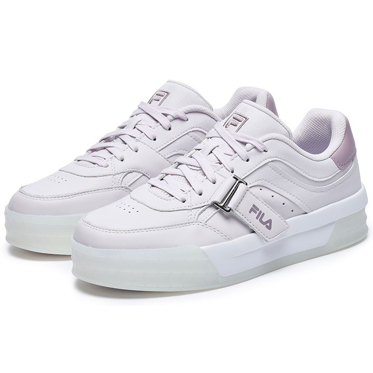 Fila Ace Casual Fashion Thick Sole Modern Durable Low Top Skate Shoes Women sneaker Light-Purple F12W231215FOT