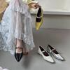 Inner Height Increase Pointed Mary Jane Shoes Women's Shoes Spring and Summer Shallow Mouth with Skirt Gentle Evening Single Shoes