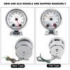 Tachometer 12V for 4/6/8 Cylinder Gasoline Vehicles, 0-8000 RPM, 3.75in, 7 Color Background Lights, Chrome Bracket, White Face
