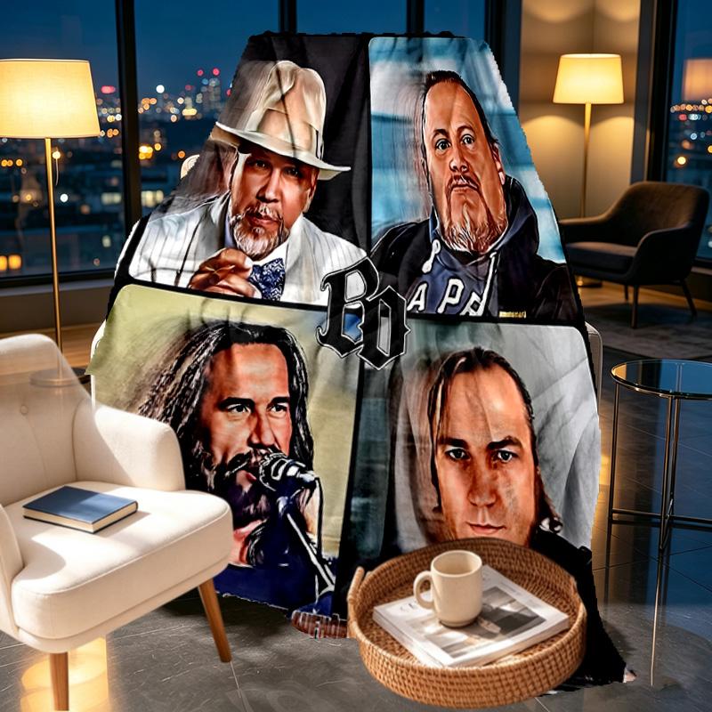 Bohse Onkelz Print Blanket - Soft & Comfortable, for Bedroom, Travel, Sofa, Home Decoration - Birthday Christmas Gift for Friend