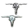 Creatively Bull Skull Buckle Belt DIY Components Western Heavy Rock Style