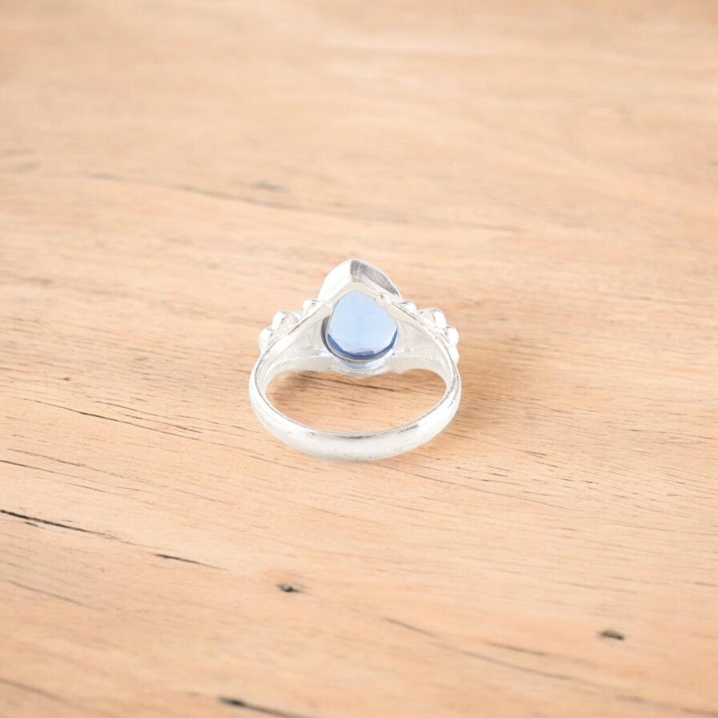 Tanzanite Gemstone 925 Sterling Silver Jewelry Handmade Statement Ring For Women RR-59-16