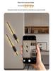 Modern Minimalist LED Anti-Glare Wall Light: Creative Indoor Lamp for Bedroom, Living Room, or Restaurant
