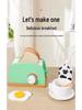 Toddler Pretend Play Wooden Kitchen Set: Toaster, Mixer, Coffee Maker, Juicer Toy.