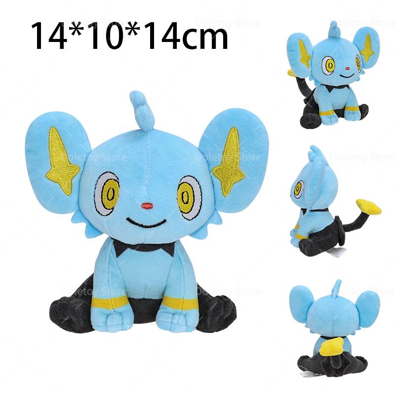New Pokemon Plush Hisuian Zorua Cubone Gyarados Shiny Shinx Ninetales Skeledirge Butterfree Mewtwo Anime Stuffed Kid Xmas Gift