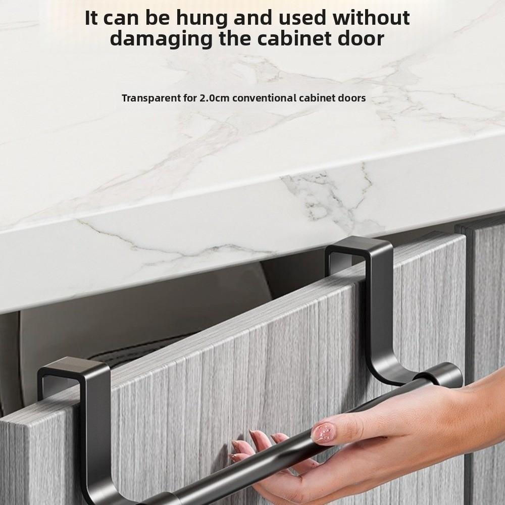Stanzfreier Über-Schrank-Handtuchhalter Lappenhalter Handtuch-Aufbewahrungsorganizer Geschenke Handtuchstange