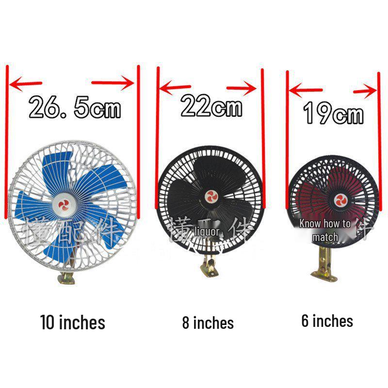 Universal Rotating Car Fan for Electric Vehicles and Machinery