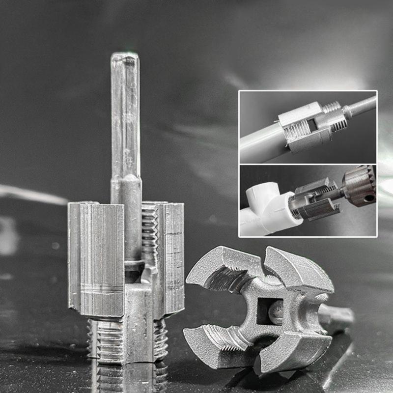 PVC Thread Maker Tool 1/2inch 3/4inch PVC Pipe Threading Dies Plumbing Tool for Professional Cutting Pipe Threaders