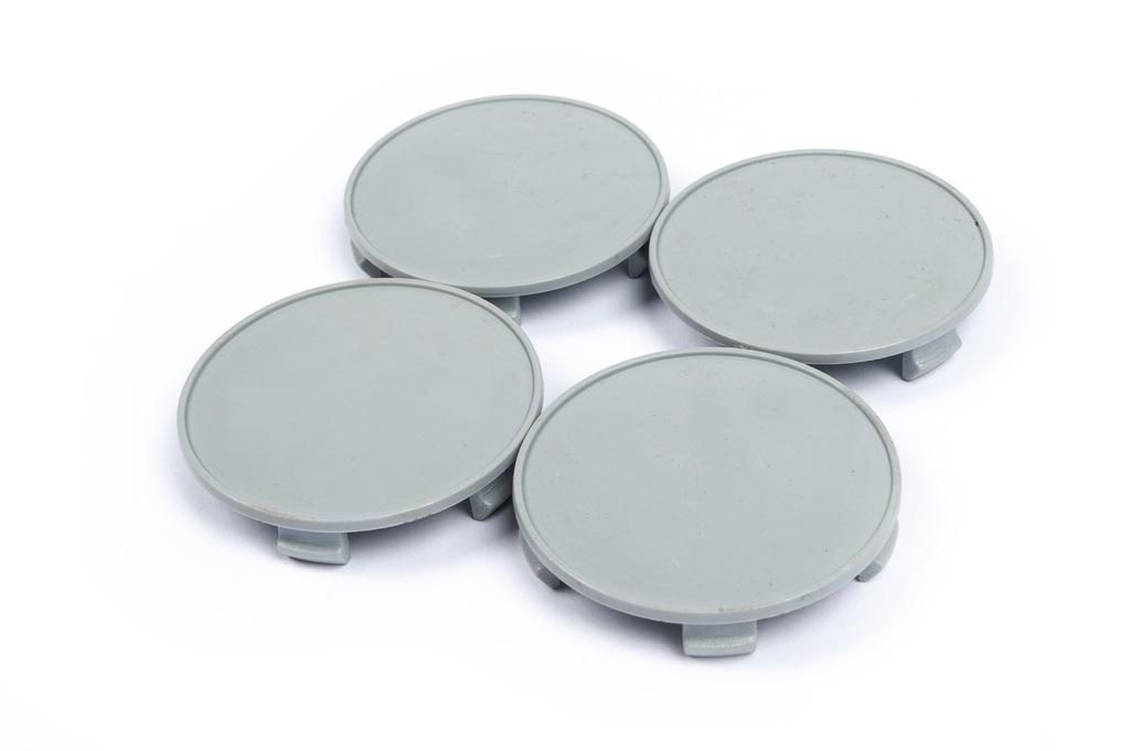Caps for Discs (4 Pcs, Black) 49/42 Mm