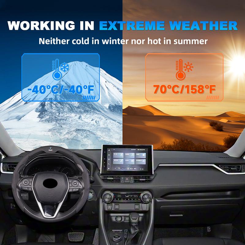 NAZF2 Car Steering Wheel Cover Protection Case Anti Slip Breathable Protector For BMW E46 E90 E60 E39 E36 G30 E92 E87 X5 E70 X2 X4 X6