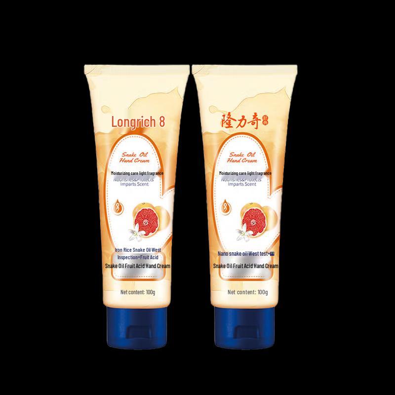 Longliqi Snake Bile Fruit Acid Hand Cream 2-Pack