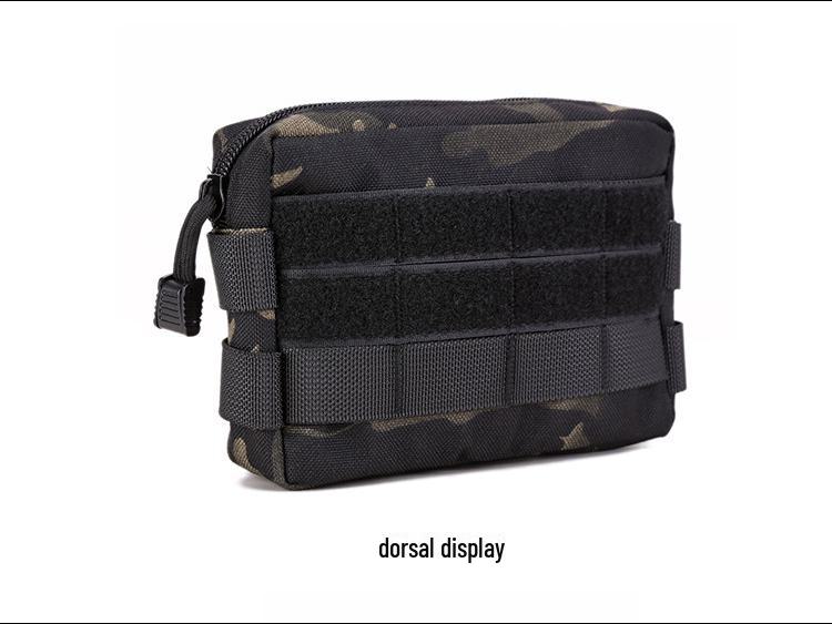 Camouflage-schwarze Outdoor-Pendlertasche – EDC-Werkzeug und Notfallvorräte für Militärfans