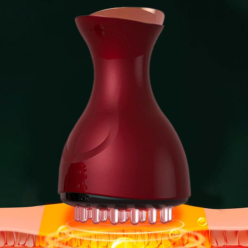 Electric Meridian Brush Anti Cellulite Gua Sha Body Massager Vibrate Microcurrent  Compress Scraping Lymphatic Drainage Care