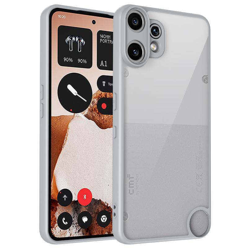 Nothing CMF Phone 2 Pro A001 Case Plating Silicone Bumper Shockproof Clear Back Cover Hard Phone Case for Nothing CMF Phone2 Pro