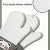 1 Stück Isolierhandschuh Hitzebeständig Rutschfest Cartoon Verbrühschutz Silikongel Mikrowellenofen