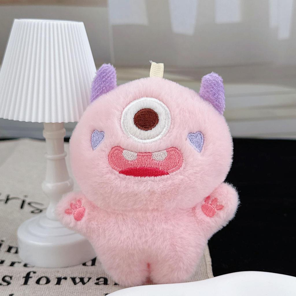 Portachiavi Peluche Bambola Mostro Occhi Grandi