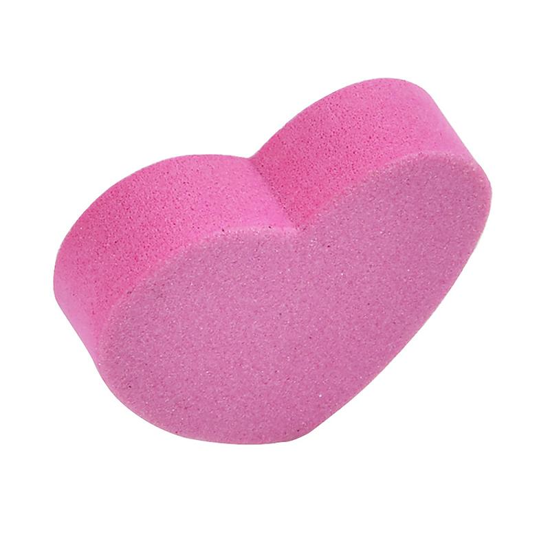 20/50Pcs Heart Shape Sponge Nail File Double Side Buffer Buffing Sanding Nail Pedicure Tool Gel Polish Manicure Nail Accessories