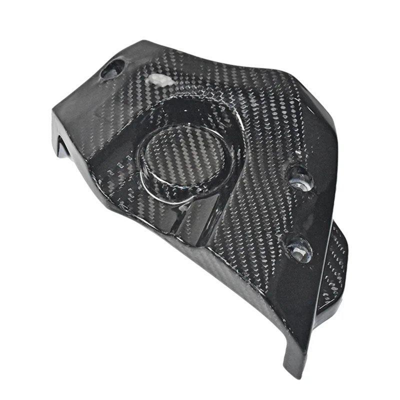 Carbon Fiber Engine Hood For MT 07 MT07 FZ 07 FZ07 2013- Sprocket Cover Motorcycle Accessories 100%