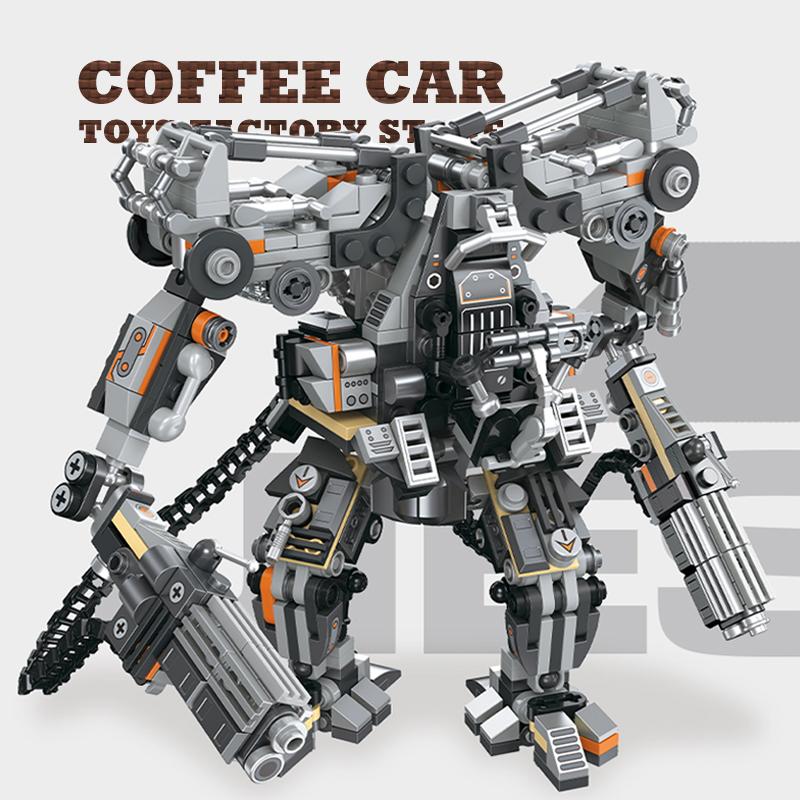 Non-Toxic Sci-Fi Mech Warrior Moc Bricks Toys Battle Mecha Suit Model Movie Armor Robot Building Blocks Action Figures Gifts For Kid Adult