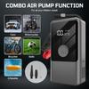 Power Bank with LED Light Jump Starter Tire Accessories 2000A Peaks with Air Compressor Automobile Battery Booster Power Pack