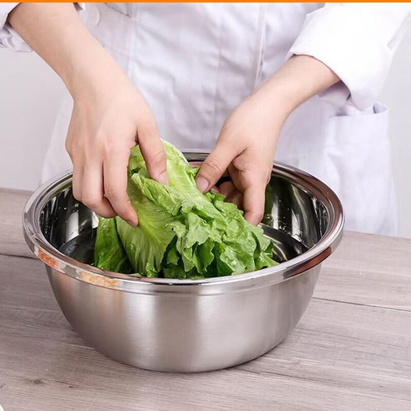 Abay 304 Stainless Steel Grater and Mixing Bowl Set
