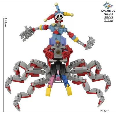 2026 Montage Kleinteil Figur Modell Ornament Handgemachtes Spielzeug Veröffentlicht Wackelspiel Zeit 5 Joker Spinne Baustein