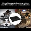 High-Performance Soundproof Foam Panels Self-Adhesive Acoustic Wall Stickers  Noise Reduction