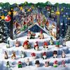 Multi Patterns Christmas Countdown Gnome Advent Calendar Gnome Dolls Plush Toys 24 Day Gnomes Kids Party Gifts New Year Navidad