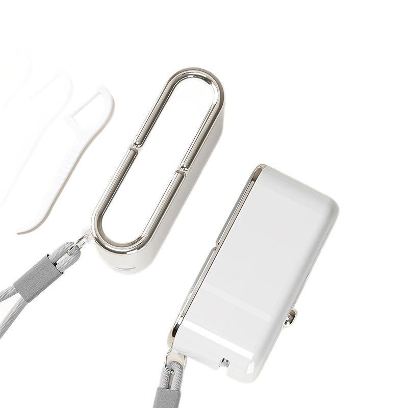 Portable Automatic Dental Floss Pick Storage Box Floss Container With Lanyard For Travel Home Outdoor Daily Oral Care