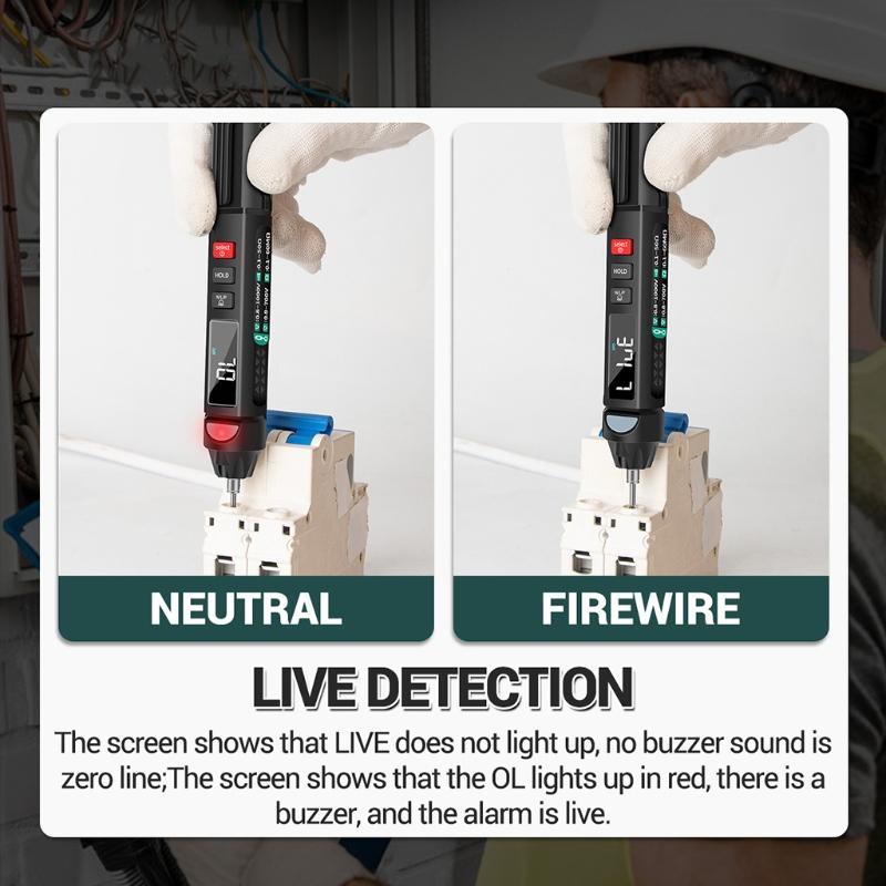 Aneng A3008 Digitales Professionelles Multimeter 6000 Zählungen Kondensatortester Min. Elektrische Instrumente AC / für DC-Spannung