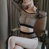 Sexy Porno Stockings Sexy Lingerie Mesh Fishnet Bodystockings for Women Sexy Dress Open Bra Crotchless Teddies Bodysuits Female