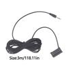 Car Audio Clip Microphone 3.5mm Jack Plug Wired External Mini Mic Overhead Console For Golf Aftermarket Android Multimedia