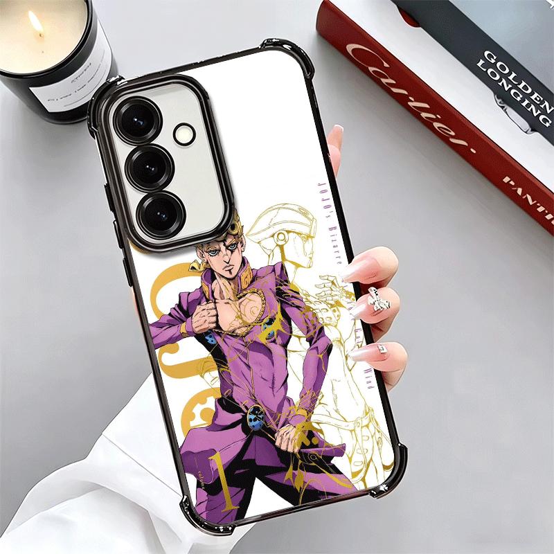 JoJo Adventure Giorno Giovanna Soft Phone Case For Samsung A17 A27 A07 A37 A57 A16 A56 A15 A55 A14 A54 A13 A53 A26 A36 A25 A35 A