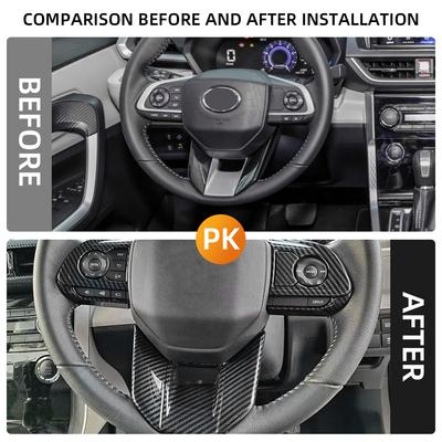 For Toyota Avanza Veloz 2025-2025 Yaris Cross 2025 Steering Wheel Panel Cover Trim Decoration Sticker Interior Accessories