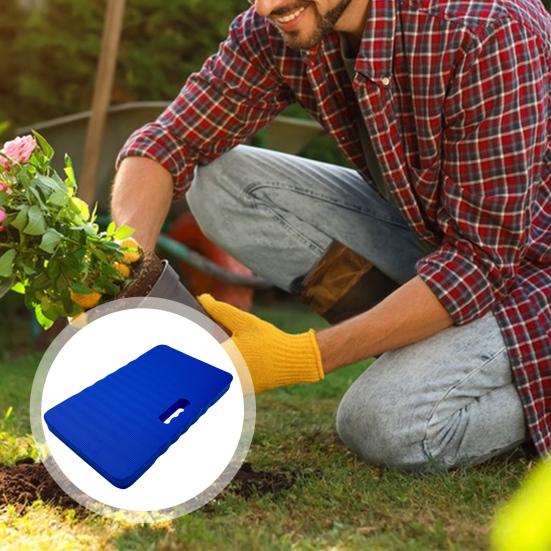 Kneepute Vanntett Hageknebeskytter med Håndtak Sklisikker Tykk EVA Knepute for Arbeid Hagearbeid Yoga Trening