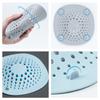 Silicone Floor Drain Cover Anti-Odor Anti-Clog Suitable for Kitchen Sink Bathroom Drain with Hair Filter Accessory Tool