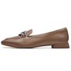Comfortable Slip-On Square-Toe Casual Shoes Women Shoes Khaki 261746854