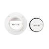White Boat Drain Plug Kit High Strength Scupper Drain Valve Transom Drain Plug  Water Outfall