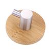 Natural Bamboo Stainless Steel Wall Hanger Hook Bag Key Towel Hanger Kitchen Single Hook