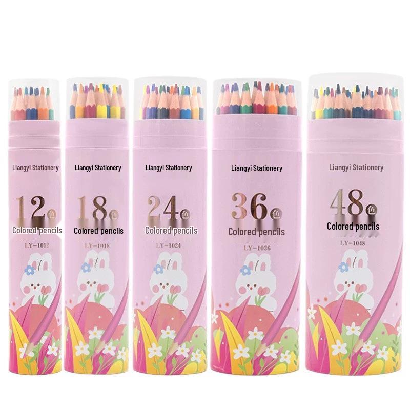 Matite Colorate per Creazioni Artistiche Fai-da-Te per Bambini (12-48 Colori)