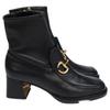 GUCCI 719830 Horsebit Women's Boots shoes 41 blackUsed