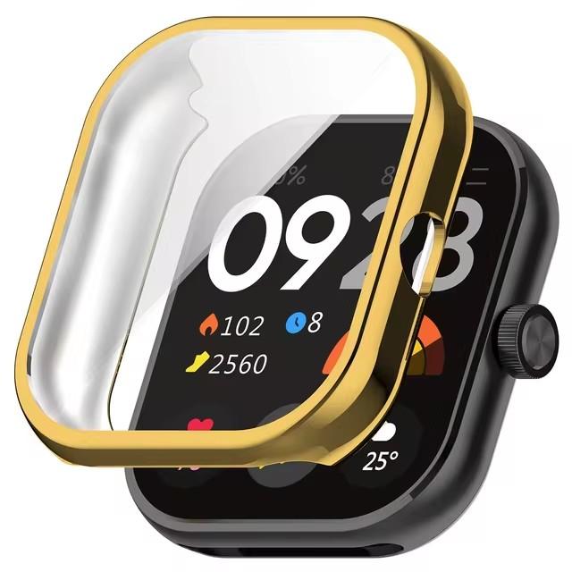 For Redmi Watch 4 Case+Tempered Glass Soft Full  Protective Cases Screen Protector + Cover For Red Mi Watch4