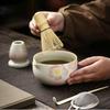 Ceramic Bamboo Japanese Matcha Tea Set Making Set with Bowls Whisk&Holder Teaspoon Tea Ceremony Accessories Matcha Giftbox